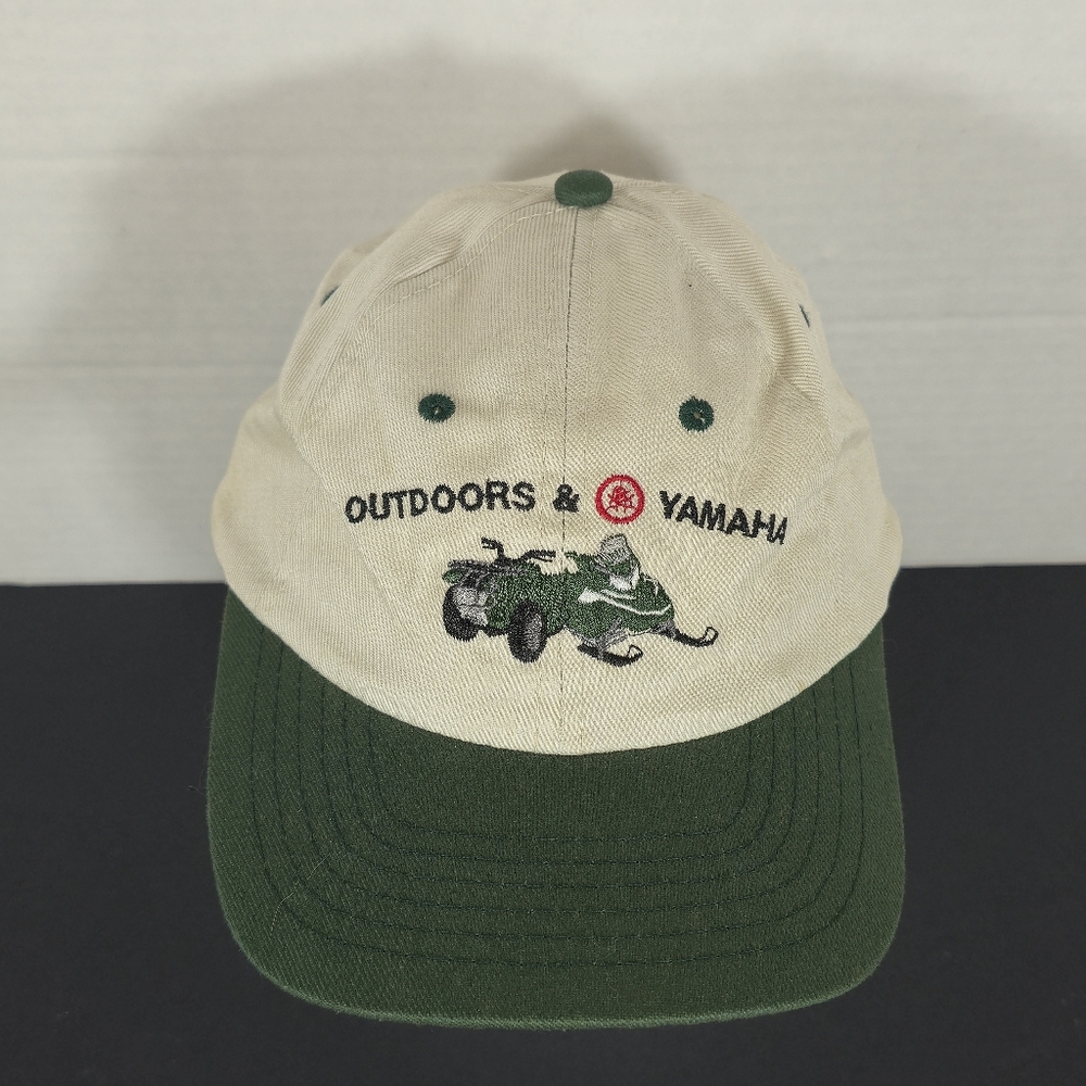 Y2K Yamaha Outdoors Hat Cap Hook Loop